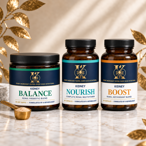 Complete Daily Protocol: Kidney Nourish, Kidney Balance and Kidney Boost
