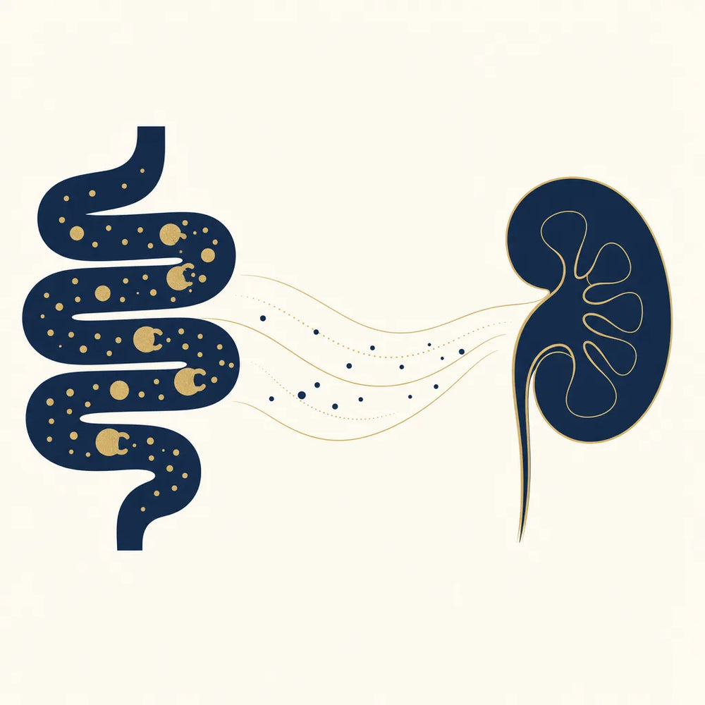How Kidney Balance works: gut bacteria help process nitrogen before it reaches the kidney