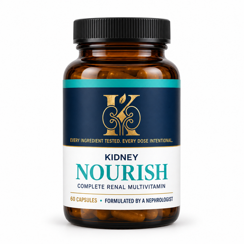 Kidney Nourish, Complete Renal Multivitamin, 60 capsules