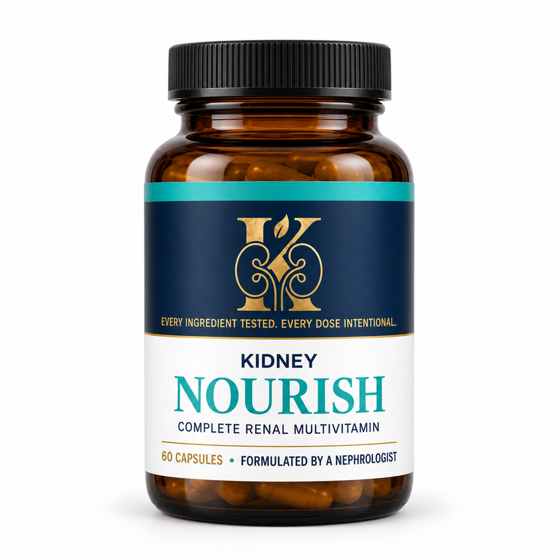 Kidney Nourish, Complete Renal Multivitamin, 60 capsules